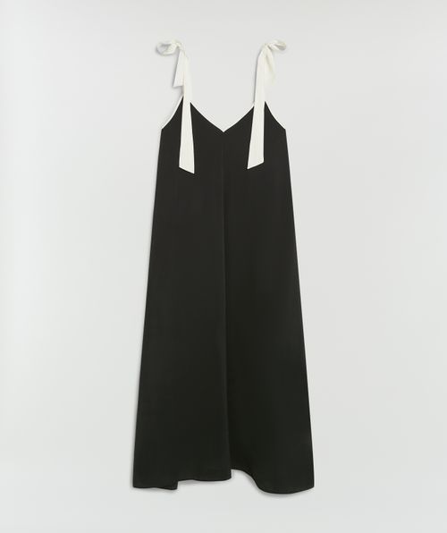 CLARA maxi jurk met striksluiting