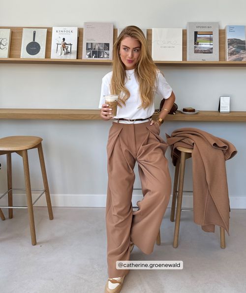 COCO high rise ultra wide leg trousers