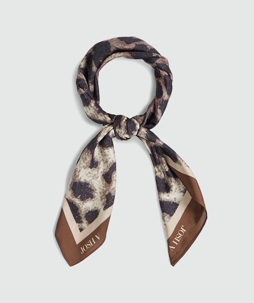 CYRIL leopard-print scarf