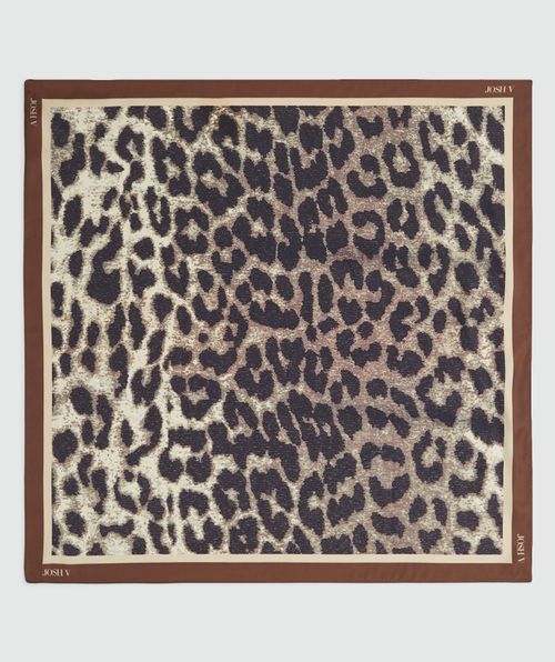 CYRIL leopard-print scarf