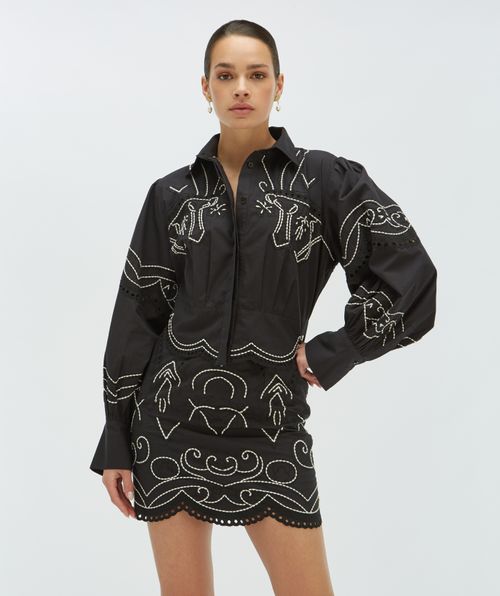 DAPHNE kurze Bluse