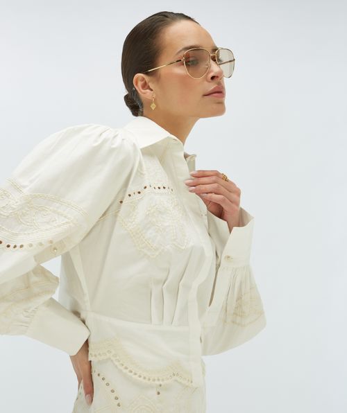 DAPHNE cropped blouse 