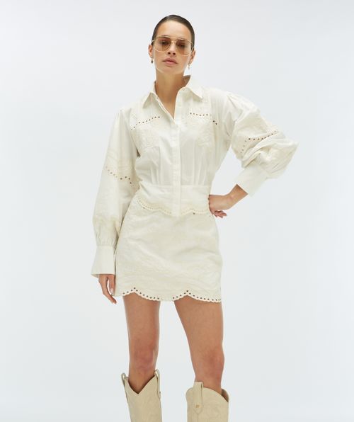DAPHNE cropped blouse 
