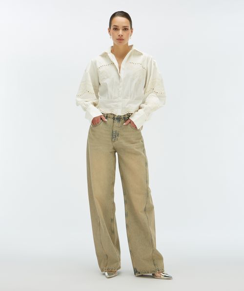 DAPHNE cropped blouse 