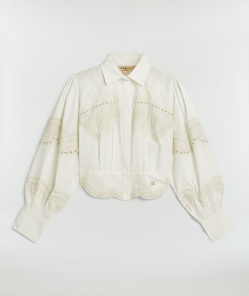 DAPHNE cropped blouse 