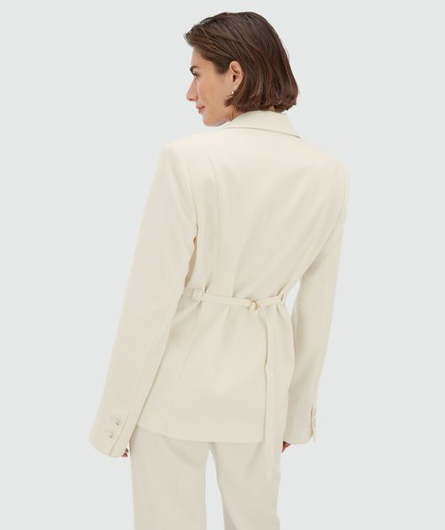 DEACON loose fit blazer met schoudervulling