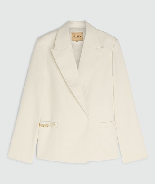 DEACON loose fit blazer met schoudervulling