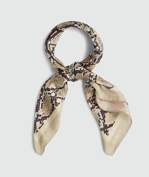 DESIE scarf with snake print