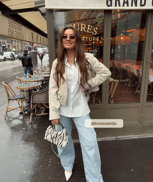 DEWI mid rise balloon fit jeans