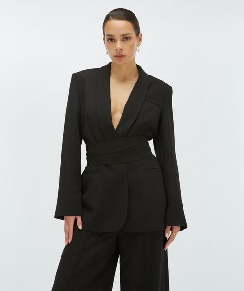DIDI blazer met ceintuur
