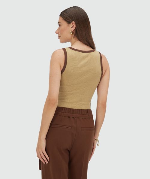 DIEDA fitted top with logo