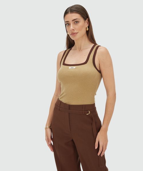 DIEDA fitted top with logo