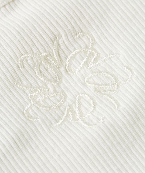 DIEDA Enganliegendes Top mit Logo