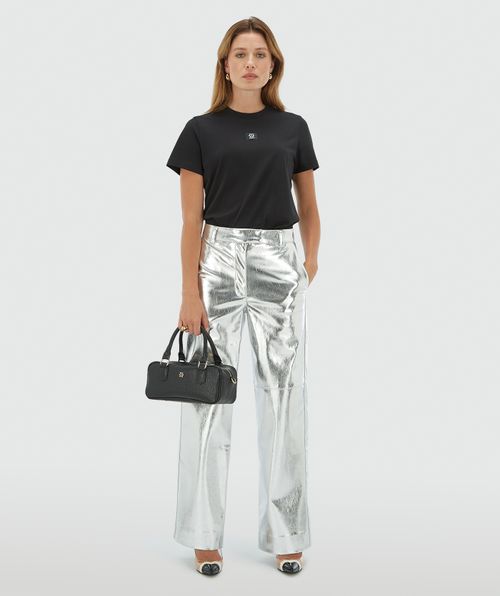 DORIE LABEL regular fit T-shirt met logo