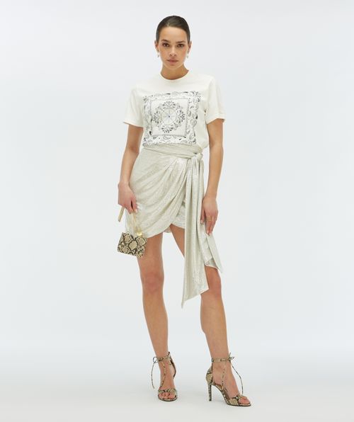 DORIE BANDANA T-shirt with logo print
