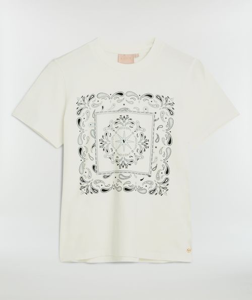 DORIE BANDANA T-shirt with logo print