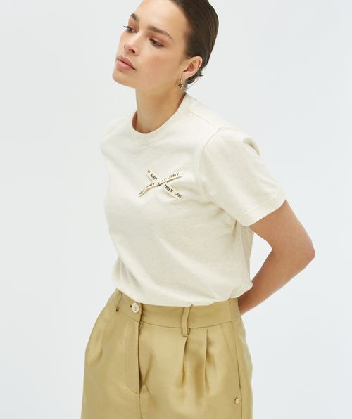 DORIE BOW regular fit T-shirt