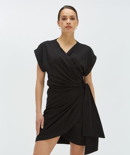DYA regular fit overslagjurk
