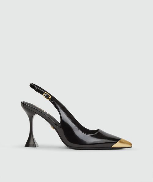 JV-ELEANNA buckle slingback shoes