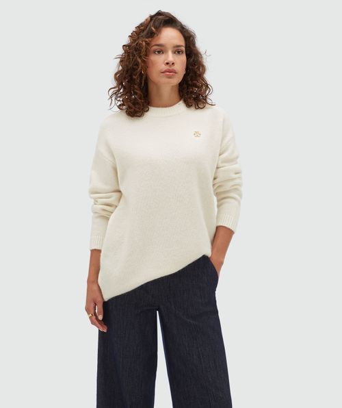 JV-ELINA oversized sweater with wool