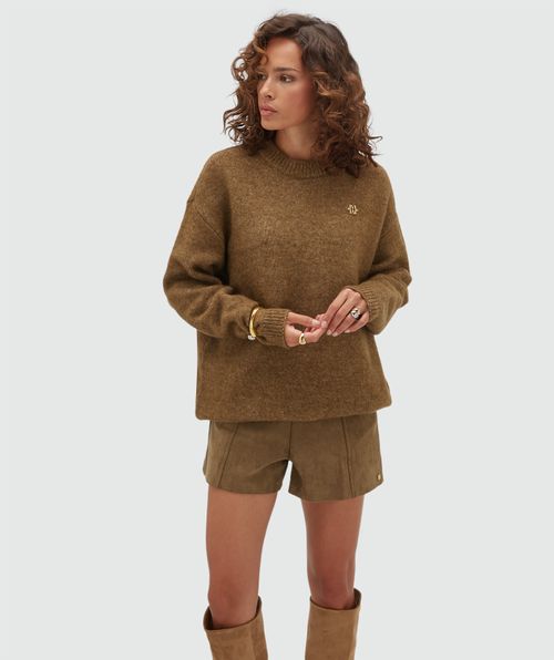 JV-ELINA oversized sweater met wol