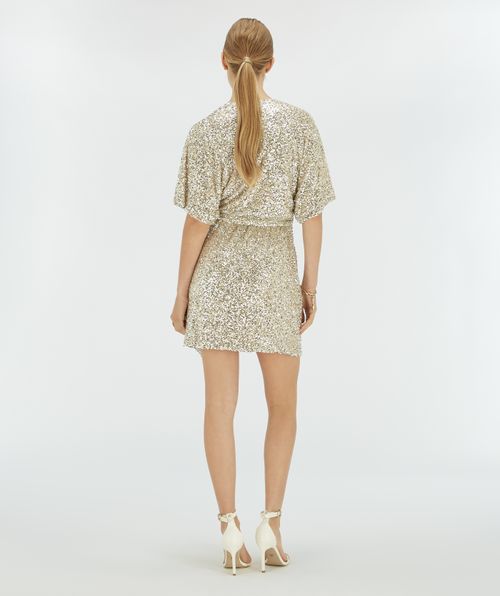 ELKE regular-fit wrap dress with sequins