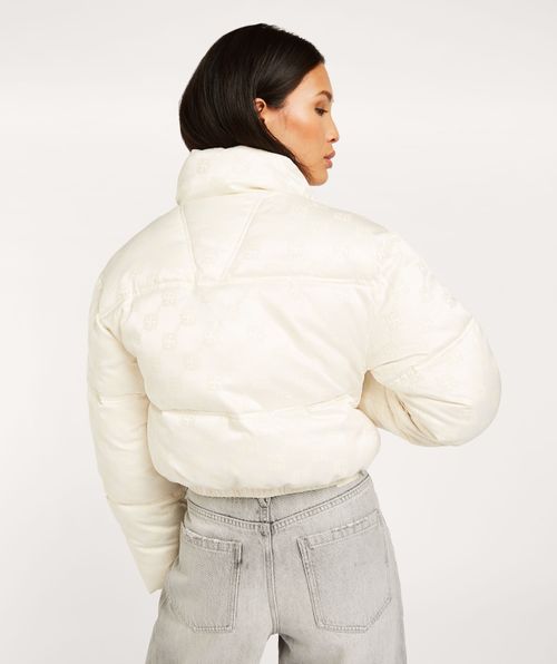 ELLIS short puffer jacket with logo print
