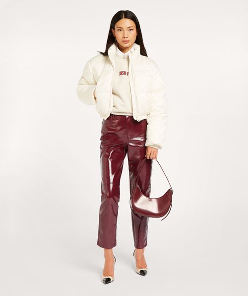ELLIS short puffer jacket with logo print