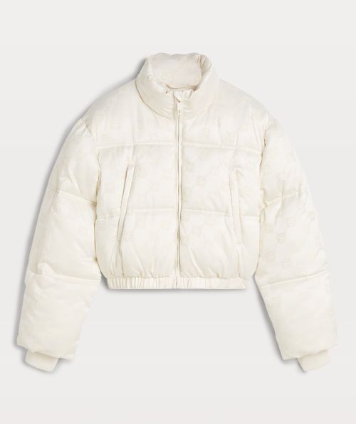 ELLIS short puffer jacket with logo print
