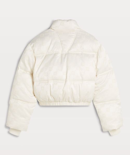 ELLIS short puffer jacket with logo print