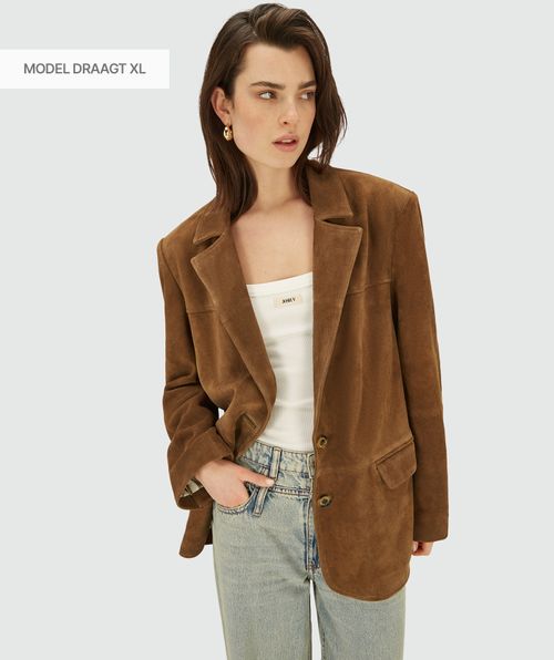 EMSY oversized suede blazer