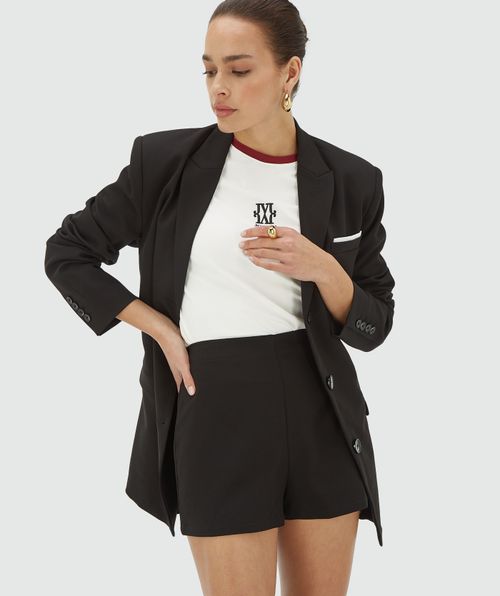 ESTRELLA oversized blazerjurk met shorts