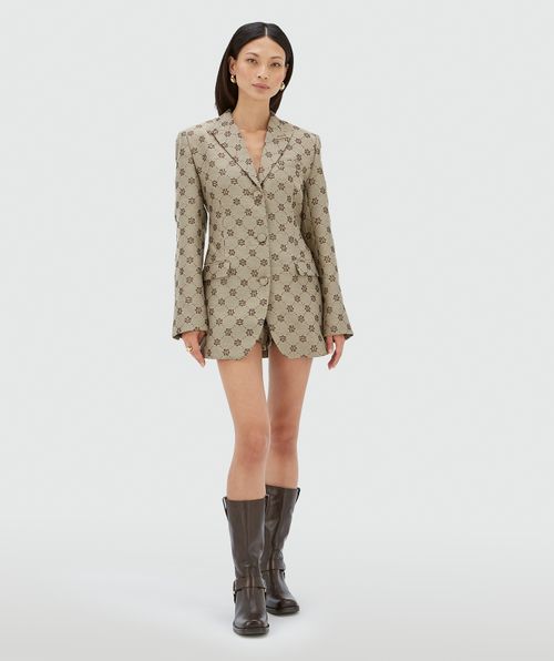 ESTRELLA oversized blazerjurk met lurex