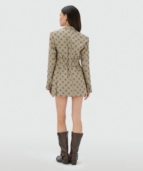ESTRELLA oversized blazerjurk met lurex