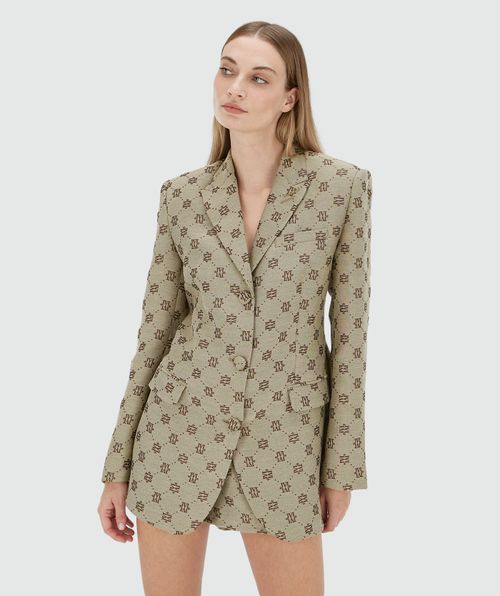 ESTRELLA oversized blazerjurk met lurex