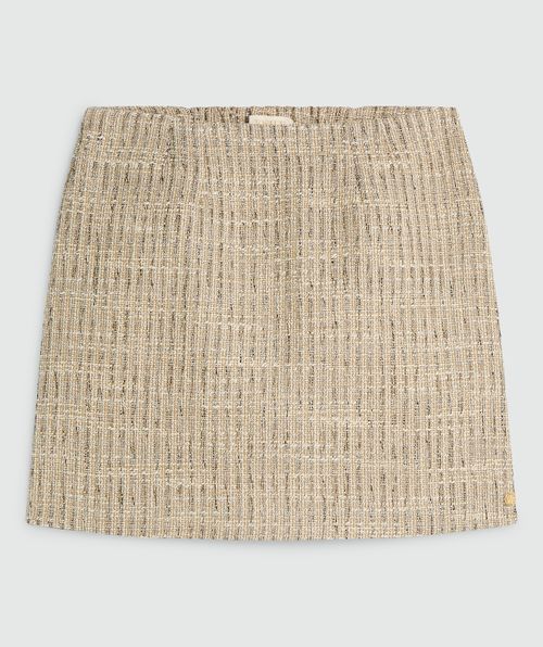 ETTA high waisted skirt with lurex