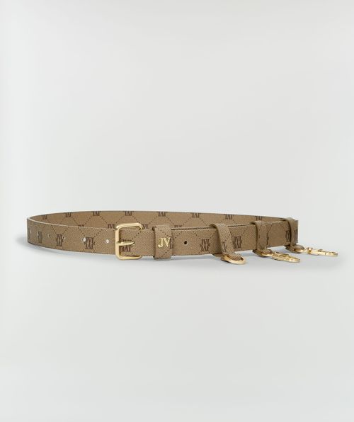 EVAI belt with logo print