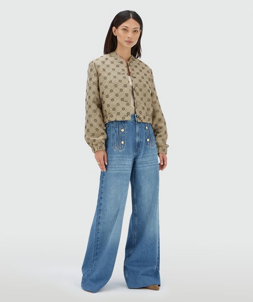 FABIENNE bomberjas met lurex