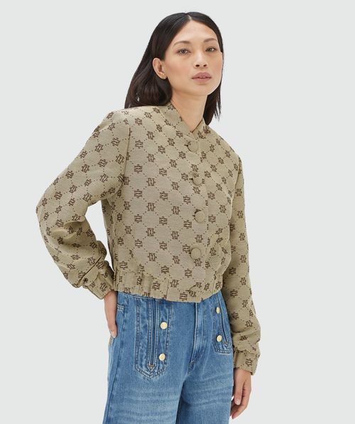 FABIENNE bomberjas met lurex