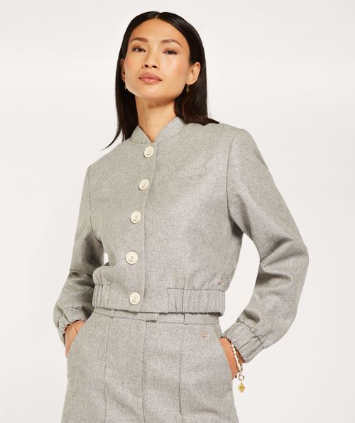 FABIENNE Bomberjacke mit Lurex