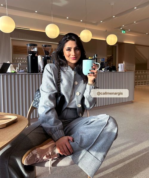 FABIENNE Bomberjacke mit Lurex
