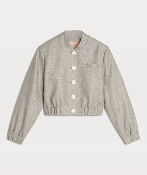 FABIENNE Bomberjacke mit Lurex