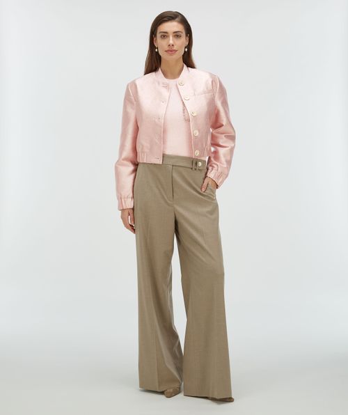 FABIENNE bomber jacket with lurex