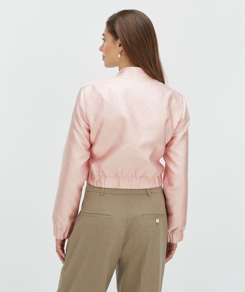 FABIENNE bomber jacket with lurex