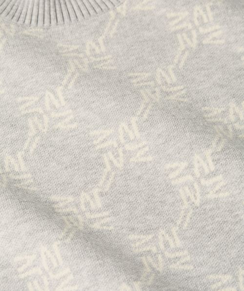 FAE slim fit sweater with logo print