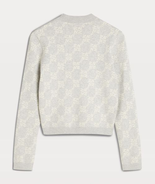 FAE slim fit sweater with logo print