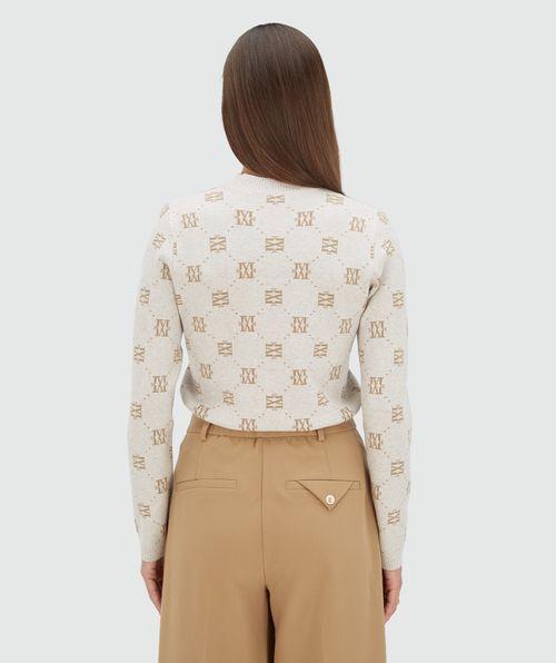 FAE straight fit sweater with logo print