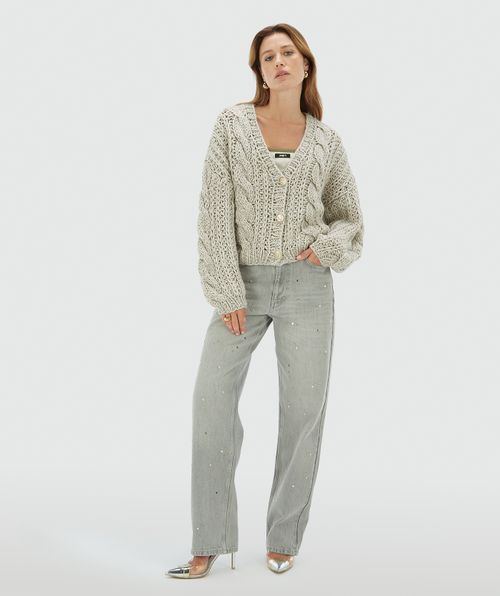 FAYENNA cardigan with wool