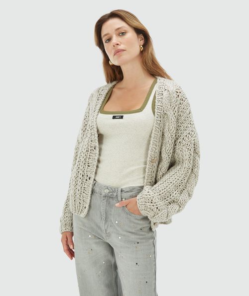 FAYENNA cardigan with wool