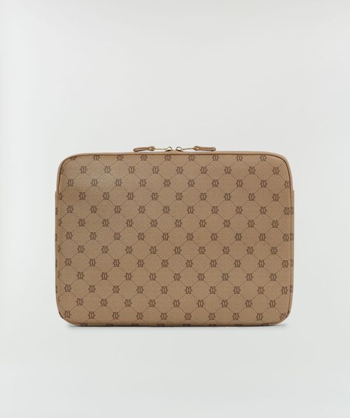 FELICIA laptop sleeve with logo print